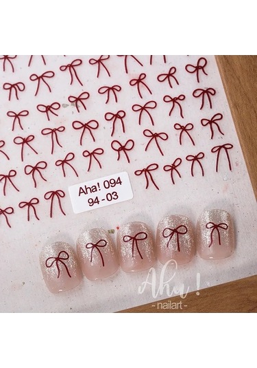 Flybuy 1 Adet 5d Japon Mini Yay Nail Art Etiketler Kawaii Moda Siyah Beyaz To4765
