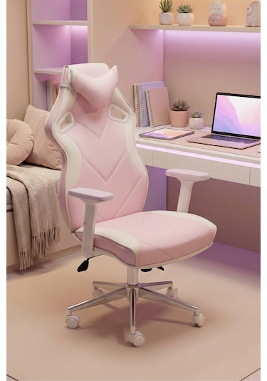 Drift Gaming Junior Oyuncu Koltuğu Açık Pembe