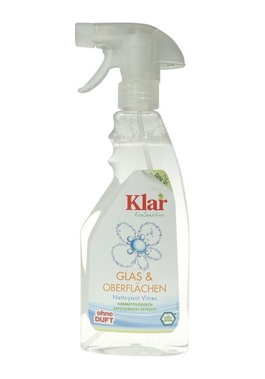 Klar Organik Cam Ve Yüzey Temizleyici Sprey 500 ML