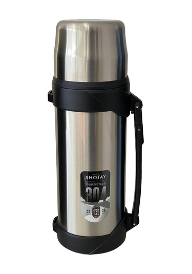 Shotay Adventure 1200ml Outdoor Çelik Termos Gümüş St-8213g