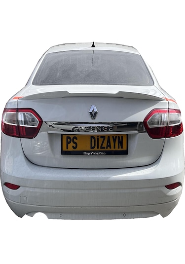 Renault Fluence 2010 - 2016 Plastik Boyasız Spoiler