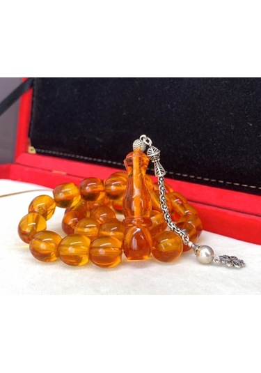 Tesbihci İri Boy Bal Rengi Katalin Tesbih