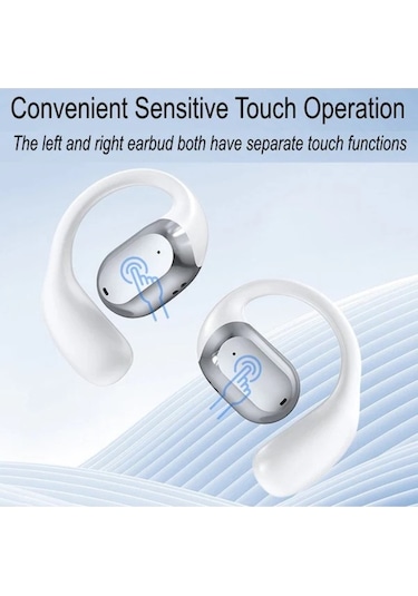 Primepickings Js371 Kulak İçi Bluetooth 5.4 Kulaklık: Akıllı Gürültü Azaltma, 45 Saat Pil, Dokunmatik Kontrol, Spor Uygun Tasarım