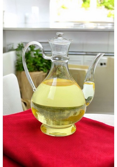 Morponi Efsane Glorry Borosilikat Isıya Dayanıklı Cam 700 Ml Yağlık Şeffaf