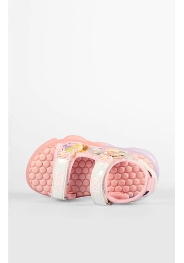 Vicco Can Kız Çocuk Pudra Işıklı Phylon Sandalet Pudra