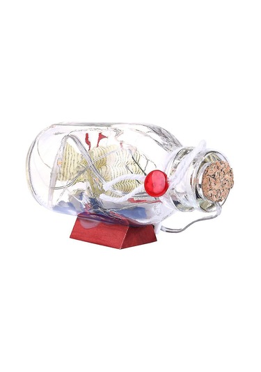 Yelkenli Dekor Led Gece Lambası Ampulleri Mini Cam Şişeler Mantar Ev Dekorasyonu Dekorasyon Cam Şişe Mantarı Çok Renkli