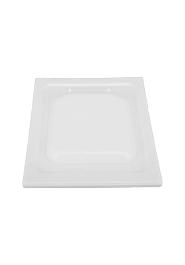 Tenfowee Abs Malzeme Çift Kapaklı Kurutma Makinesi Havuz Kapağı - Rüzgar, Yağmur, Böcek Engeli - 4 İnç Borular İçin Beyaz Ventilasyon Kapağı Diğer