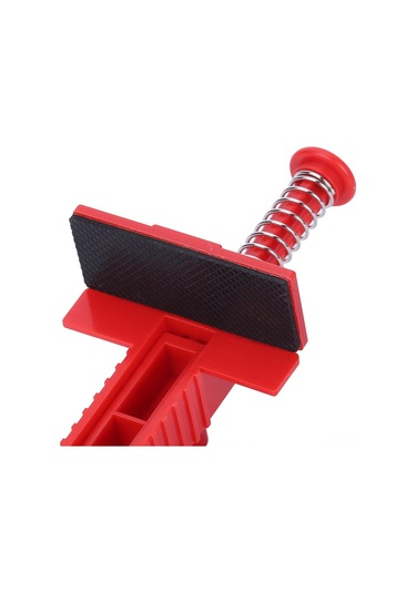 Geeroyoo 2 Adet Tuğla Çizgi Aleti - Tuğlaçılar İçin Dayanıklı Plastik Sabitleyici, Kaymaz Önlü, Hızlı Ve Doğru Uygulama Kırmızı