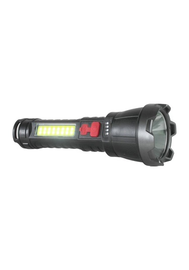 Panther PT-6106 USB Şarjlı Led El Feneri 3W 600 Lümen Sarı - Siyah