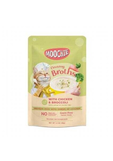 Moochie Tavuk Ve Brokoli Kedi Çorbası 40 Gr