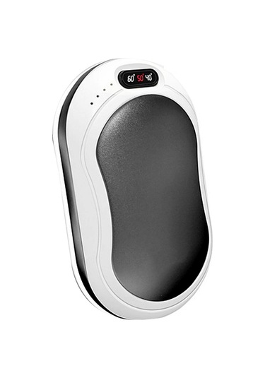 Anjiexun El Isıtıcıları 10000mah Uzun Ömürlü Usb El Isıtıcıları Taşınabilir Siyah