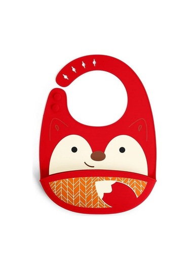 Skip Hop Zoo Silikon Önlük Tilki Skip Hop