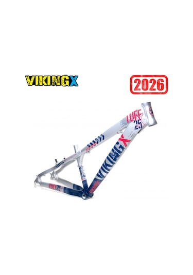 Vikingx Tuff X-25 Dirt Jump Aliminyum Kadro Mavi-gümüş Pt877