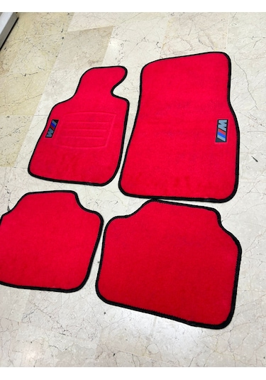 Bmw E30 E36 E46 E90 E92 F30 G20 Kırmızı Halı Paspas Takımı