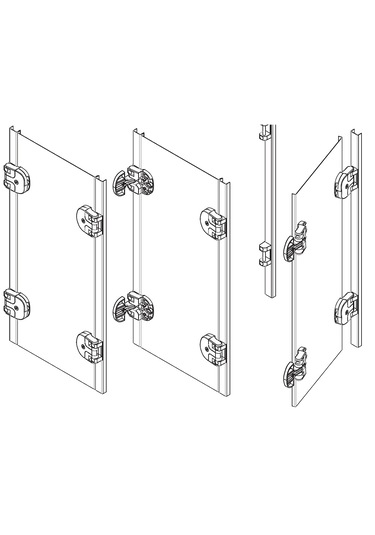 Atlastek Metal Hava Santral, Kompresör Ve Jeneratör Kabin Pael Fonksiyonel Menteşe-kilit - Kilitlenen 4 Adet 4 ADET