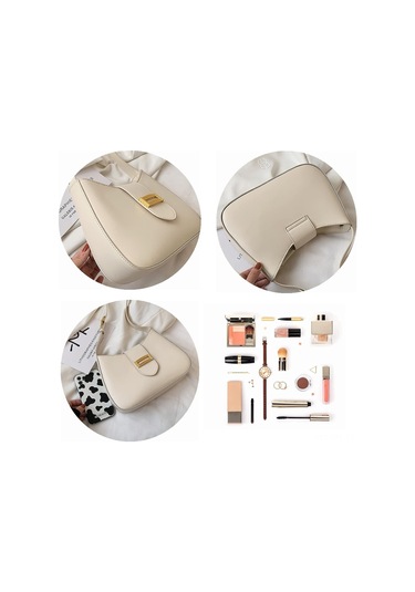 Dofolink Kadınlar İçin Uyumlanabilir Askılı Çanta - Küçük Boyutlu, Alışveriş/iş/seyahat İçin Uygun Beyaz Çok Renkli