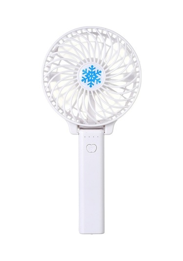 Fortunelane Katlanabilir Elden Usb Fan - 3 Hızlı Mini Masaüstü/el Fani, Seyahat Ve Ofis İçin Beyaz