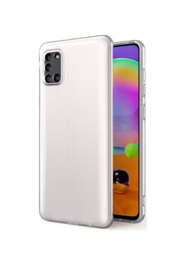 Samsung A31 Uyumlu Kamera Korumalı 3D Şeffaf Silikon Kılıf 455845298
