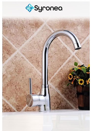 Delta Banyo Lavabo Bataryası Krom Eviye Musluk Kısa Batarya Krom