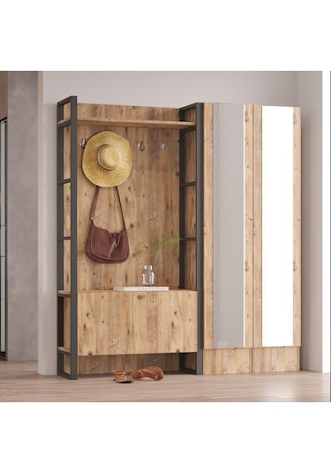 Robinhome Robin Home Vegas Serisi No 17 Vestiyer Portmanto Ayakkabılık