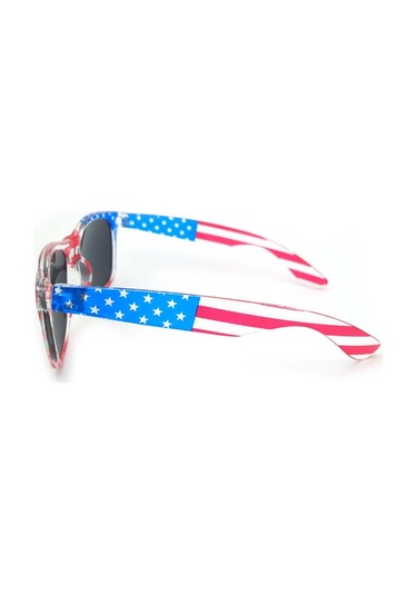 Patriotic Clear Frames Klasik Amerikan Bayrağı Güneş Gözlüğü B Çok Renkli