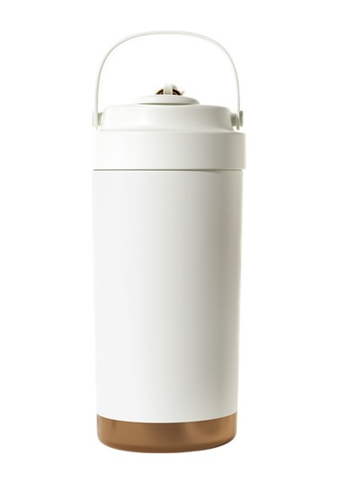 Skycity 500ml Seramik Termos Bardak: Sıcak/sojuk Saklama, Damlacık Önleme, Dışarda, Ofiste Ve Seyahatte Kullanım İçin Taşınabilir Kupa Beyaz