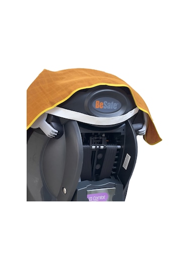 Ezh Collection 4010 Bebek Müslin Oto Koltuğu Kılıfı Kiremit