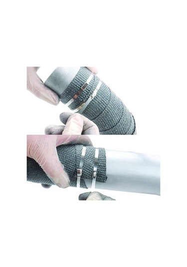 Synodicmonth 200 Adet Metal Kablo Bağları, Paslanmaz Çelik Kablo Bağları, Tel Sabitleme Tokalı Deniz Kablo Bağları, Fotovoltaik Güç Kablo Bağları