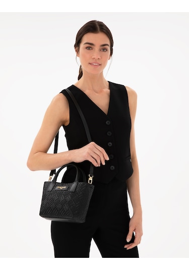 Pierre Cardin Kadın Siyah Çanta 50305479-vr046 Siyah