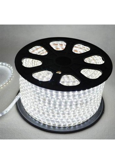 Ayt Powermaster 9x16 Hortum Led 100 Metre Beyaz 220 Volt 1 Metrede Kesilebilir Dış Cephe Şerit Led Aydınlatma