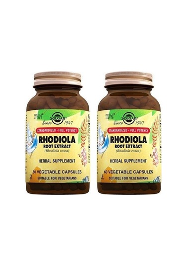 Solgar Rhodiola Root 60 Kapsül 2 Adet