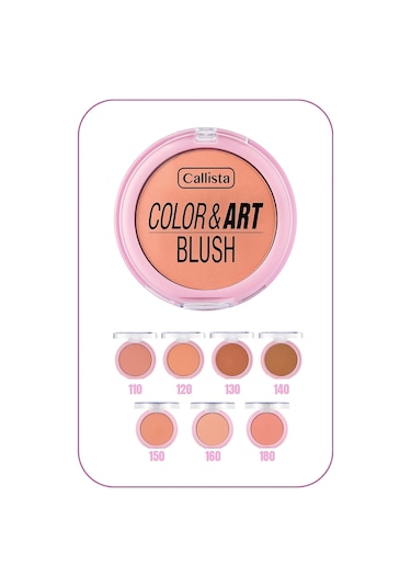 Callista Color Art Blush Toz Allık - 150 Coral Crush