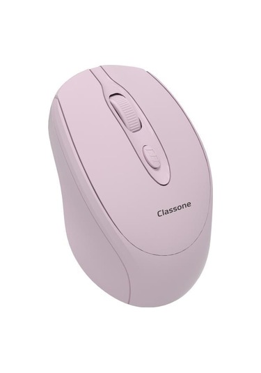 Classone Cbt16 Bluetooth + 2.4 Ghz Şarj Edilebilir Kablosuz Mouse - Pembe Cbt16