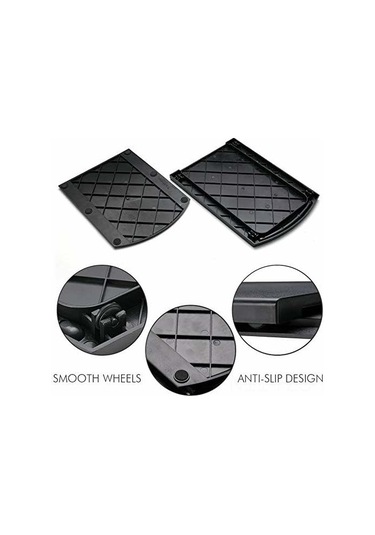 Fosenze Plastik Kaydırmalı Mutfak Rafı - 15kg Yük Taşıma, Kahve Makinesi/toaster Depolama, Dolap Altı Ve Tezgah Üstü Kullanımı - 22x30.5x1.5cm Diğer