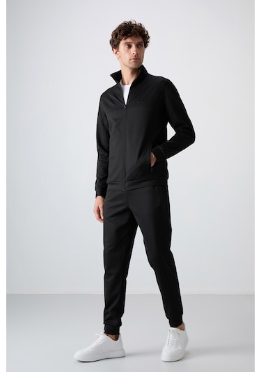 Tommy Life Hugo Siyah Jogger Erkek Eşofman Takım - 85198 Siyah