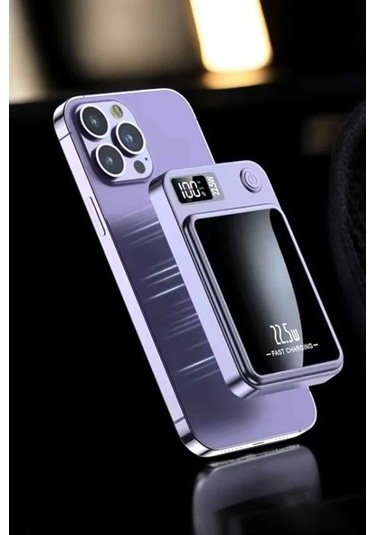 Pratik Ve Taşınabilir 10.000 Mah Wireless Powerbank Hızlı Şarj Çok Renkli