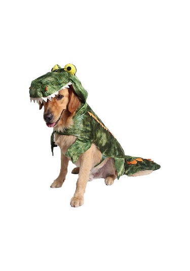 Alligator Dog Costume Hoodie - Halloween Cosplay For Dogs