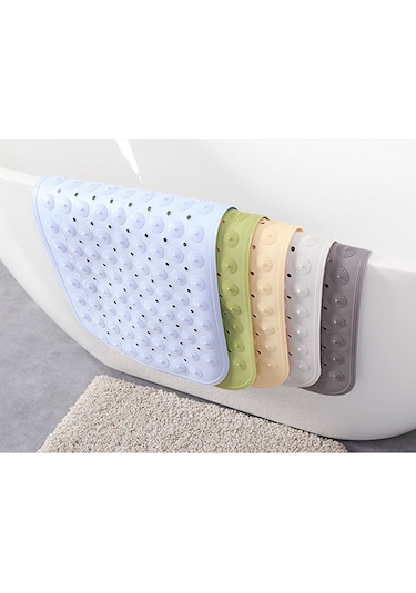 Geeksen Banyo Kaymaz Mat Pvc Masaj Matı Küvet Küvet Tahliye Delikleri Vakumlu Vakumlu Mat Diğer