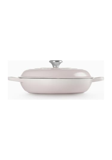 Le Creuset Gourmet Profesyonel Lüks Döküm Tencere Açık Pembe 30 Cm