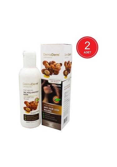 Dermaderm Argan Yağı Özlü Saç Bakım Kremi 2 x 500 ML