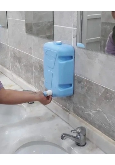 Sıvı Sabunluk 5kg Butonlu Pembe