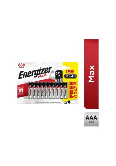 Energizer İnce Pil Kumanda 6+4 Alkalin Aaa-lr03 Em3a6+4