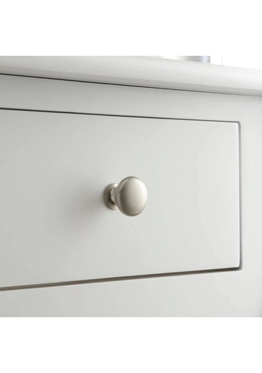 Wooding Masif Beyaz Lake Bonamy Komodin - Yan Sehpa