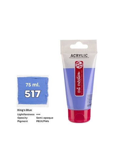 Talens Art Creation Akrilik Boya 75 ML Kings Blue 517