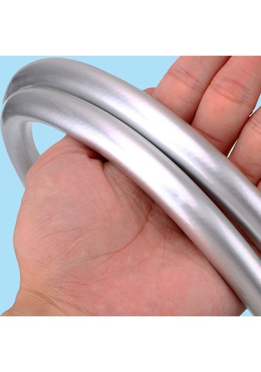 Banyo Duş Hortumu Yüksek Kalite Pvc Kopmaz 150 Cm Duş Hortumu Beyaz Krom Diğer