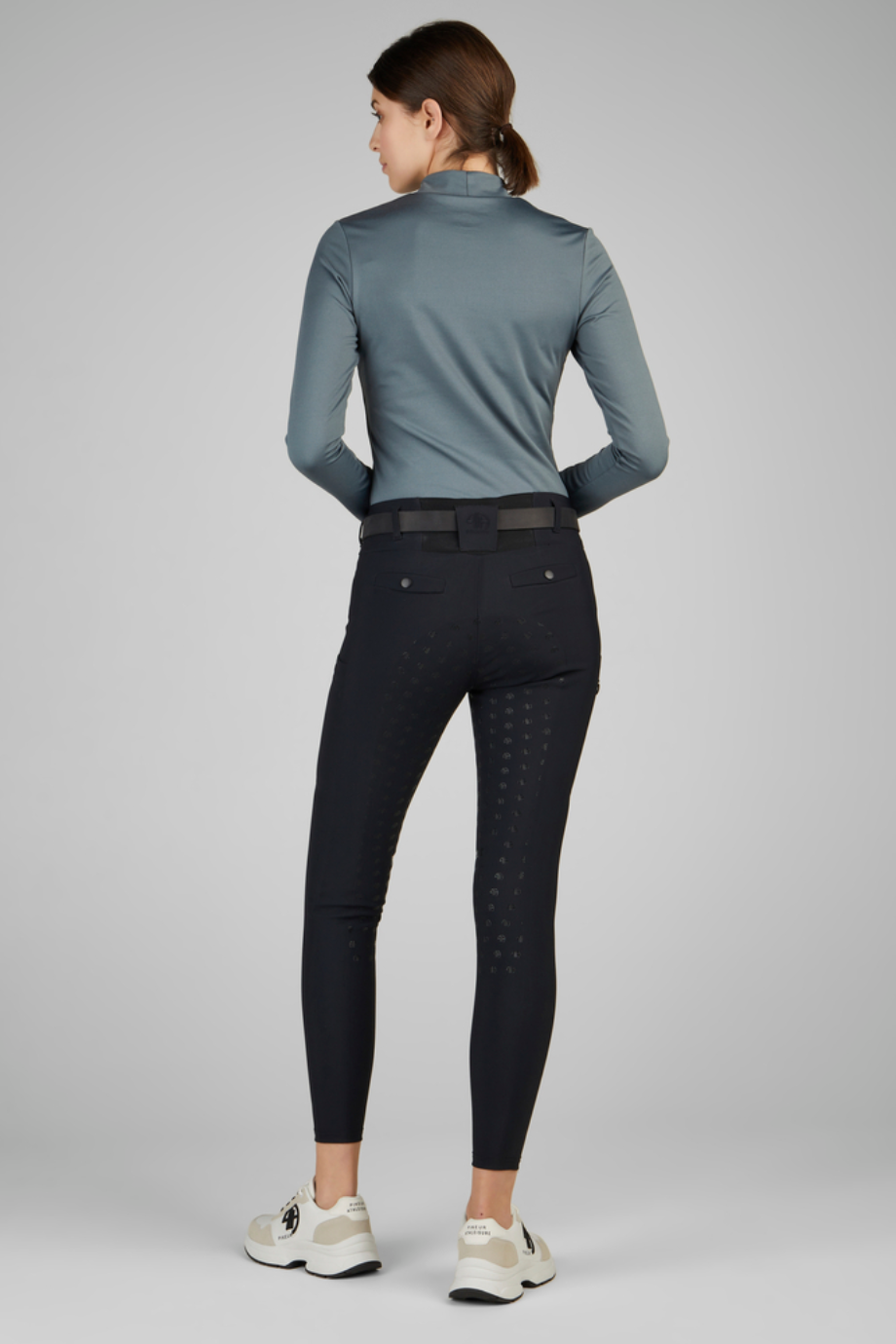 Pikeur Linnett Griptec Seamless 6505 Lüks Yüksek Bel Kadın Binici Taytı Siyah