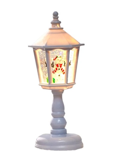 Dofolink Noel Santa Claus Figürlü Led Işıklı Fener - Ev Dekorasyonu, Bayram Aydınlatması Pil Dahil Değil Beyaz