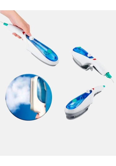 1500w Buharlı El Seyahat Ütüsü Kompakt, Taşınabilir, Her Kumaşa Uygun Beyaz