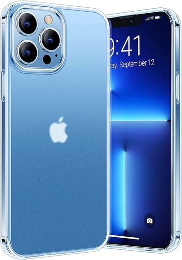 Apple Uyumlu iPhone 13 Pro Max Kilif 6.7 Seffaf Süper Silikon Kamera Korumali 516047513