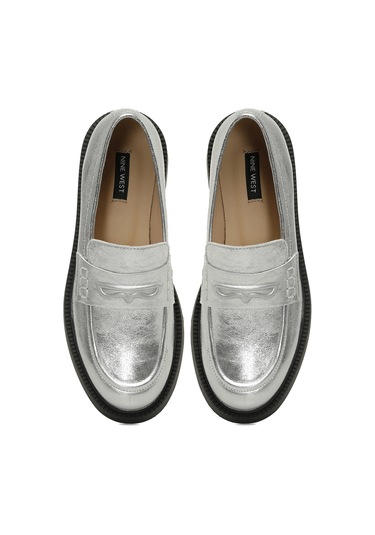 Nine West Lunler2 5fx Gümüş Kadın Loafer 000000000102005278 GÜMÜŞ
